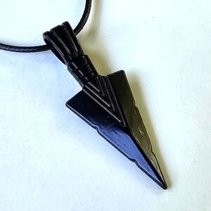 🪓 Steel Arrowhead Necklace